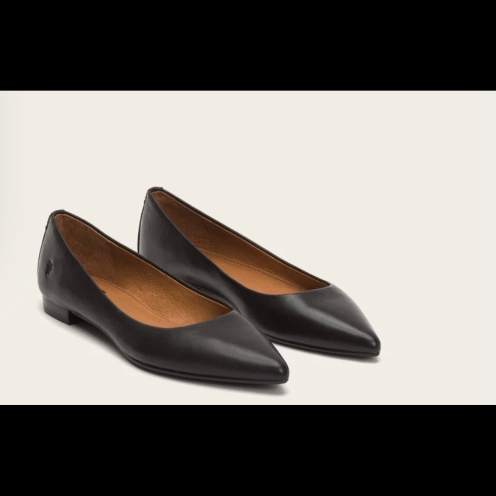 Frye Sienna Ballet Size 8 Black, Like New